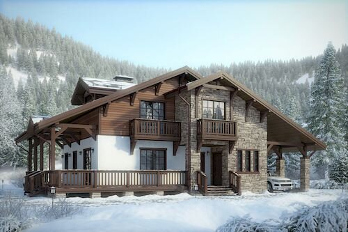 шале в альпийском стиле