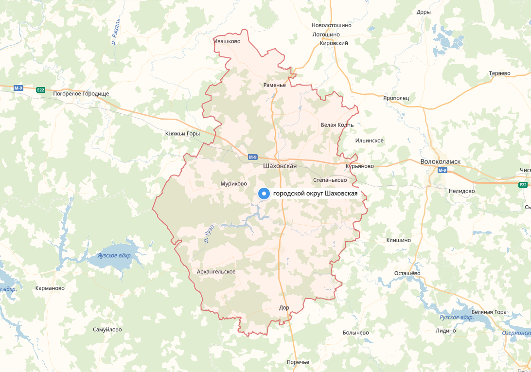 городской округ Шаховская