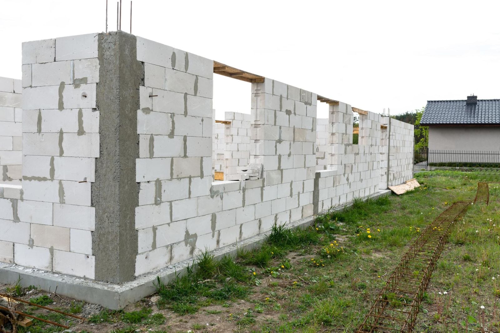 Строительство дома из газобетона