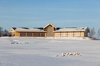 Построенный клубный дом с рестараном по технологии фахверк для гольф-клуба Земляничные поляны - мини - 11