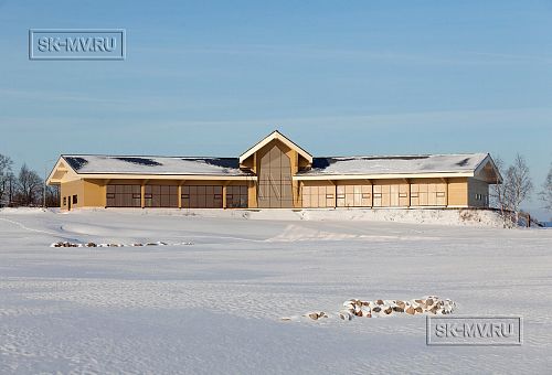 Построенный клубный дом с рестараном по технологии фахверк для гольф-клуба Земляничные поляны - 11