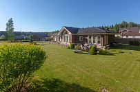 Одноэтажная усадьба в английском стиле в КП Галактика, технология каркас - мини - 52