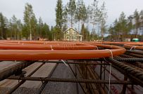 Монтаж индивидуального расчётного фундамента УШП PRO для строительства кирпичного двухэтажного дома в Рощино, Лениградская обл. - мини - 15