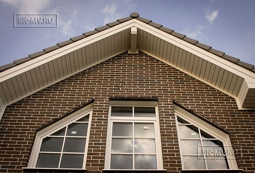 Строительство каркасного коттеджа с кирпичной отделкой в поселке Черничные поля Москва - 12