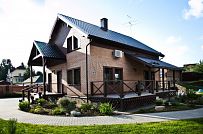 Строительство двухэтажного каркасныого коттеджа с террасой в деревне Порошкино - мини - 35