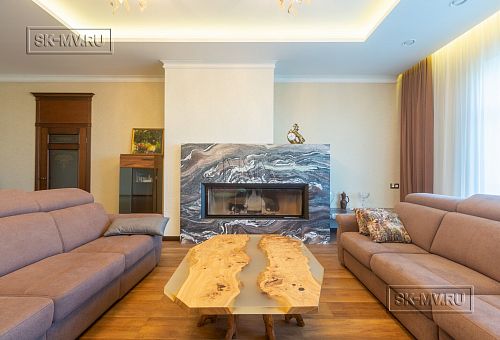 Фото репортаж с места строительства комбинированного дома площадью 1400 кв м с цоколем и СПА в д Пеники Ленобласти - 12