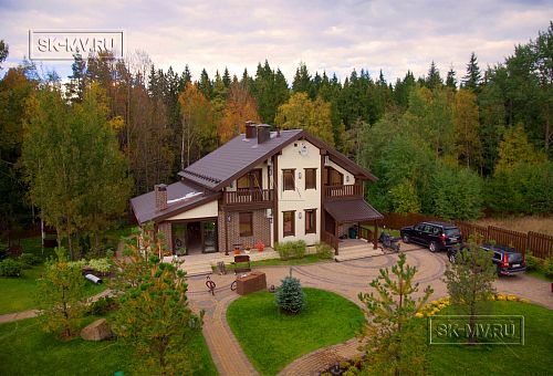 Строительство современного каркасного коттеджа с цокольным этажом в п Ольшаники - 8