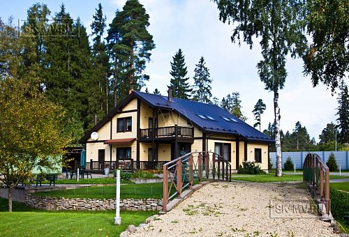 Строительство большого желтого каркасного дома с гаражом и сауной в пгт Сиверский - 21