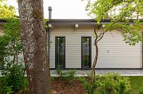 Фотографии П-образного дома в скандинавском стиле 238 кв м с панорамным остеклением, построенного в Сестрорецке - мини - 5