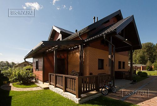 Строительство энергоэффективного каркасного дома 200 кв м с балконом Северная корона 26 - 24