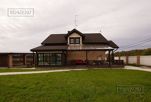 Строительство зимнего каркасного дома с верандой в д Олики - 43