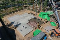 Монтаж индивидуального расчётного фундамента УШП PRO для строительства кирпичного двухэтажного дома в Рощино 2, S плиты = 340 кв.м, Лениградская обл. - мини - 21