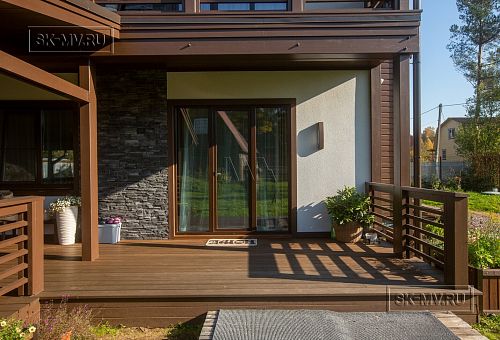 Построенный загородный дом с террасой по каркасной технологии в Сестрорецке под ключ - 6