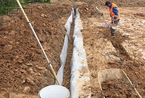 4.3. Устройство дренажа фундамента дома