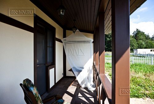 Построенный по каркасной технологии в к п Парквэй загородный дом для постоянного проживания в стиле фахверк площадью 200 кв м - 19