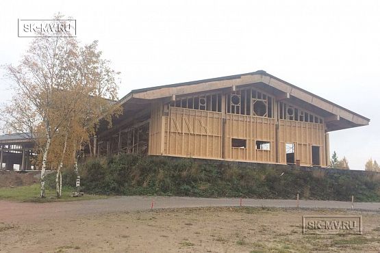 Построенный клубный дом с рестараном по технологии фахверк для гольф-клуба Земляничные поляны - 10