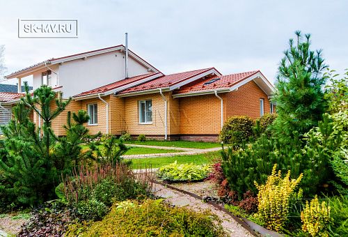 Строительство одноэтажного коттеджа из газобетона с теплой верандой с панорамным остеклением в КП Сосновое - 8