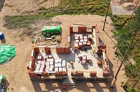 Монтаж индивидуального расчётного фундамента УШП PRO для строительства кирпичного одноэтажного дома в Репино, Лениградская обл. - мини - 35