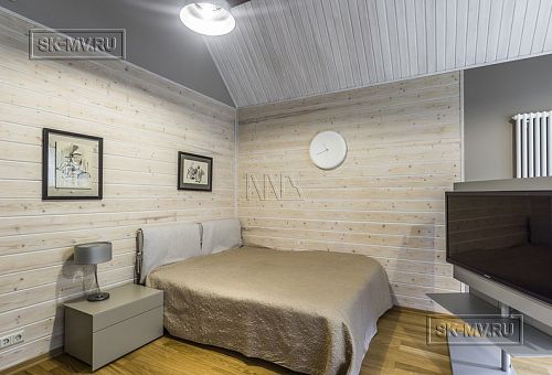 Пример внутренней отделки загородного дома с эркером в п Комарово - 2