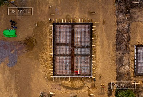 Монтаж индивидуального расчётного фундамента УШП PRO для строительства кирпичного двухэтажного дома в Рощино, Лениградская обл. - 23