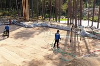 Монтаж индивидуального расчётного фундамента УШП PRO для строительства кирпичного  дома в Рощино 2, S плиты = 500 кв.м, Лениградская обл. - мини - 12