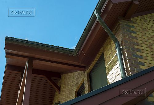 Строительство двухэтажного каркасного коттеджа 263 кв м с балконом, террасой и навесом для автомобилей в п Володарский - 22