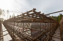 Монтаж индивидуального расчётного фундамента УШП PRO для строительства одноэтажного кирпичного дома в п. Рощино, Ленинградская обл. - мини - 14