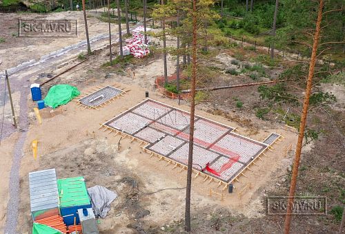 Монтаж индивидуального расчётного фундамента УШП PRO для строительства каркасного дома в Рощино 2, S заливки = 178 кв.м, Лениградская обл. - 18