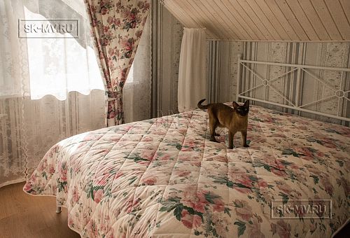 Пример внутренней отделки каркасного коттеджа с эркером в п Галактика - 4