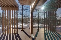 Построенный современный энергоэффективный загородный дом класса премиум с отделкой планкеном в Выборгском районе - мини - 35