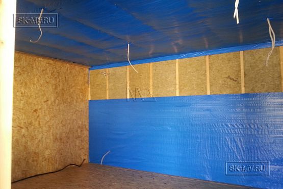 Фото репортаж с места строительства каркасного дома 155 кв м с эркером и террасой в п Овсяное - 8