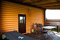 Построенный каркасный теплый дом 150 кв м с эркером и открытой террасой в п Горная Шальдиха - мини - 18