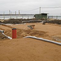 Устройство прифундаментного дренажа