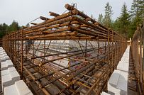 Монтаж индивидуального расчётного фундамента УШП PRO для строительства одноэтажного кирпичного дома в п. Рощино, Ленинградская обл. - мини - 19