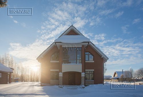 Энергоэффективный комбинированный дом построен в сочетании каркасной технологии и газобетона в селе Орлино в Гатчинском районе Ленинградской области - 17