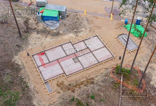 Монтаж индивидуального расчётного фундамента УШП PRO для строительства каркасного дома в Рощино 2, S заливки = 178 кв.м, Лениградская обл. - 24