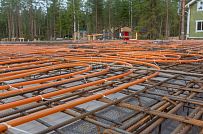 Монтаж индивидуального расчётного фундамента УШП PRO для строительства кирпичного двухэтажного дома в Рощино, Лениградская обл. - мини - 12