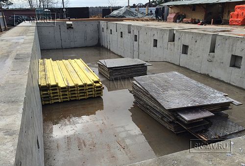 Монтаж фундамента УШП для строительства большого спа-комплекса 1000 кв м с бассейном в городе Котельники Московской области - 32