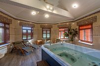 Фото репортаж с места строительства комбинированного дома площадью 1400 кв м с цоколем и СПА в д Пеники Ленобласти - мини - 20