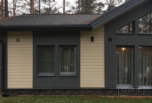 Фото репортаж с места строительства одноэтажного зимнего дома 136 кв м по скандинавской технологии в кп Волшебное озеро - 6