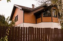 Строительство комбинированного загородного дома из газобетона и дерева в п Володарский - мини - 5