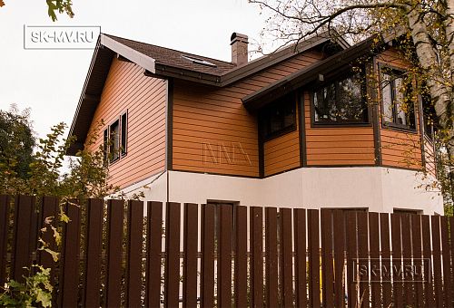 Строительство комбинированного загородного дома из газобетона и дерева в п Володарский - 5