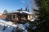 Построенный одноэтажный дом из газобетона с шатровой крышей в СНТ Фауна - мини - 3