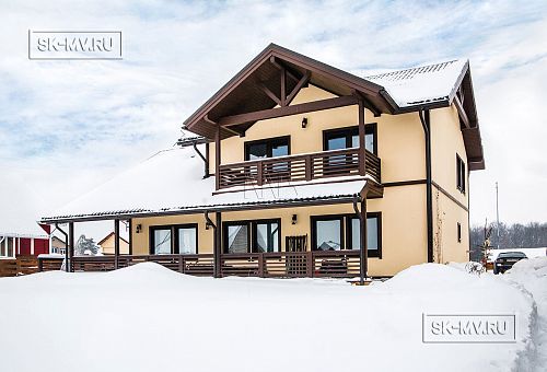 Построенный зимний каркасный дом по скандинавской технологии в к п Дмитровка в Москве под ключ - 6