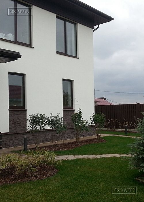 Ландшафтный дизайн территории загородного дома в Оликах 2