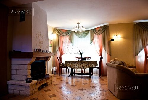 Пример внутренней отделки индивидуального загородного дома с эркером в СНТ Учитель - 10