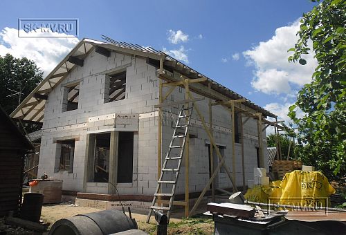 Установка контробрешетки для настила кровельного покрытия из металлочерепицы