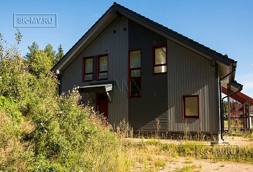 Строительство энергоэффективного каркасного дома в современном стиле, в п Галактика - 9