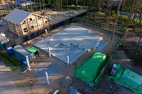 Монтаж индивидуального расчётного фундамента УШП PRO для строительства кирпичного двухэтажного дома в Рощино 2, S плиты = 340 кв.м, Лениградская обл. - мини - 46