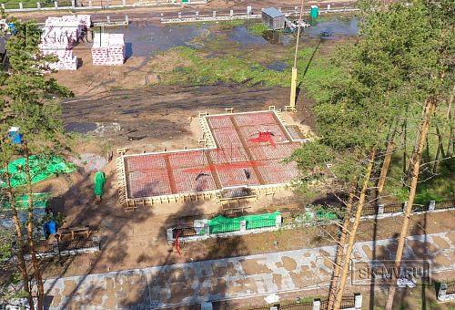 Монтаж индивидуального расчётного фундамента УШП PRO для строительства кирпичного одноэтажного дома в Репино, Лениградская обл. - 7